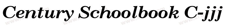 Century Schoolbook C字体转换